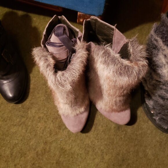 Aldo ankle boots with fur - Picture 2 of 14